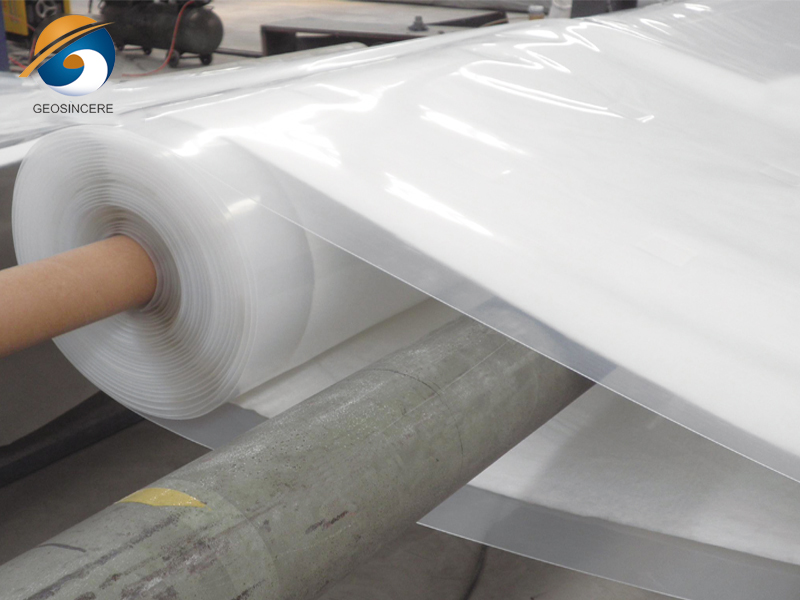 Композитная геомембрана HDPE против просачивания для дна хвостохранилища Композитная геомембрана HDPE против просачивания для дна хвостохранилища