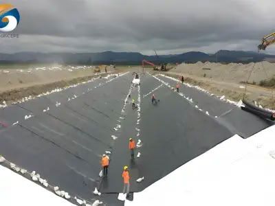revestimiento para piscifactoría a gran escala