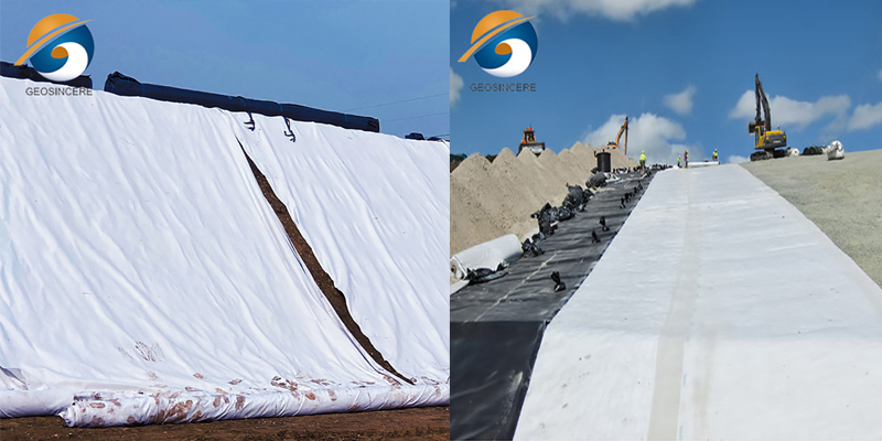 Нетканая геотекстильная подложка, дренажная ткань фильтра Нетканая геотекстильная подложка, дренажная ткань фильтра