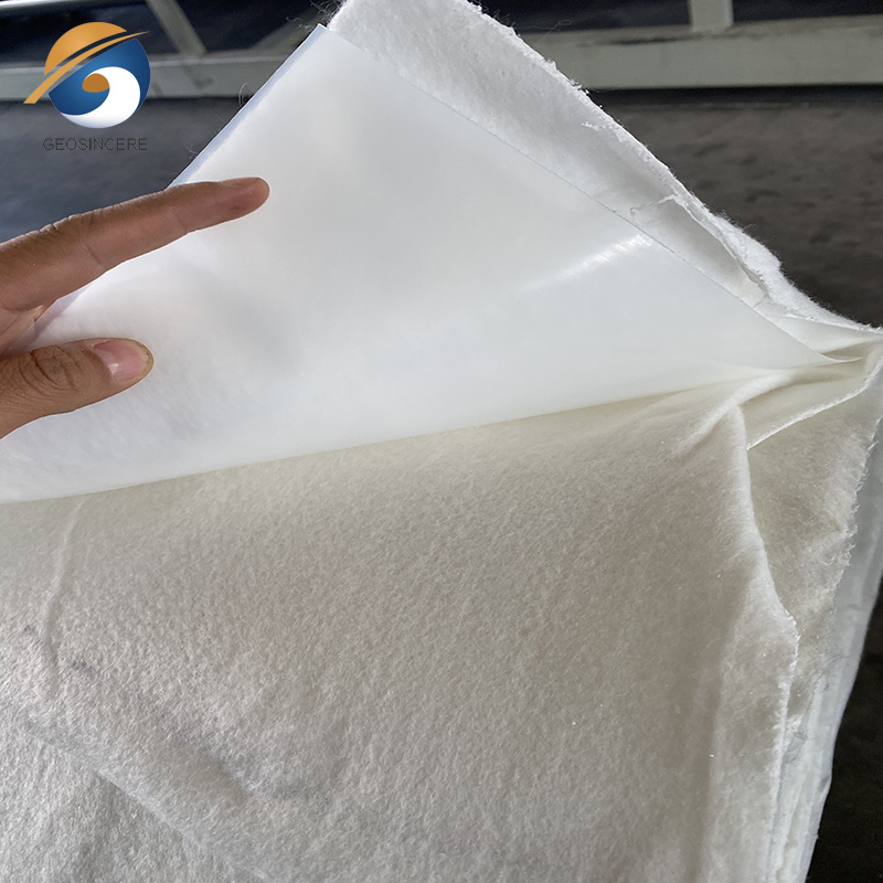 Композитная геомембрана HDPE против просачивания для дна хвостохранилища Композитная геомембрана HDPE против просачивания для дна хвостохранилища