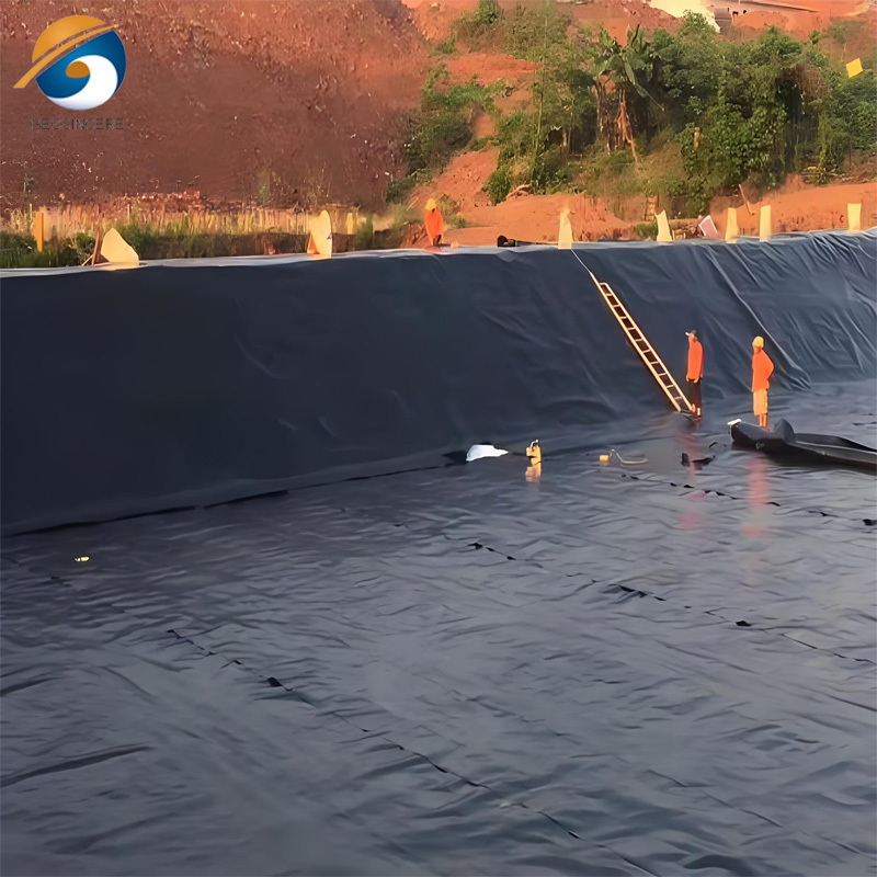 Подложка для пруда из геомембраны HDPE