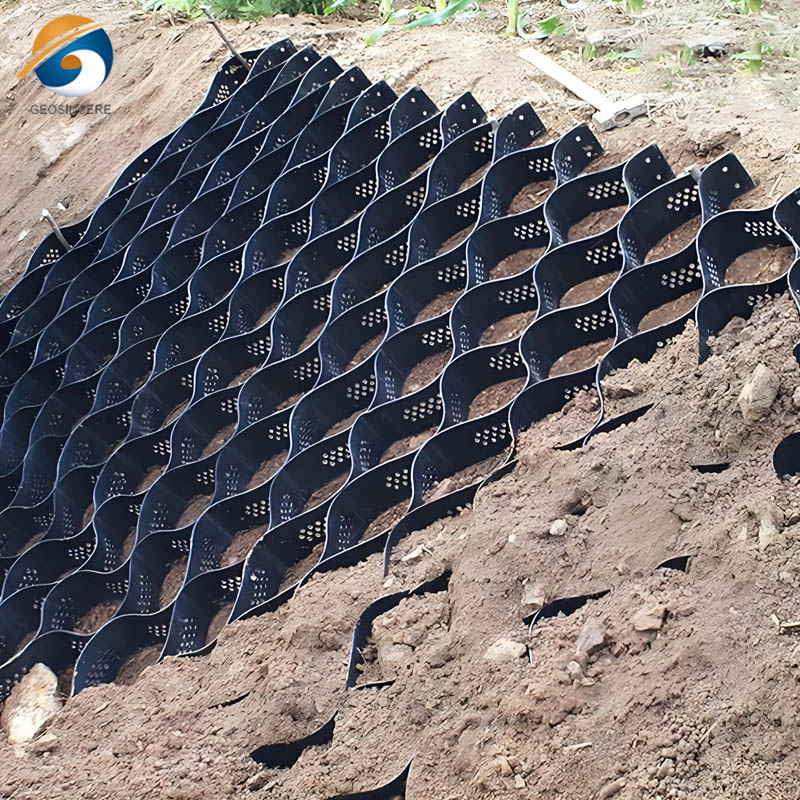 Geocélula de proteção de taludes para projetos rodoviários e ferroviários