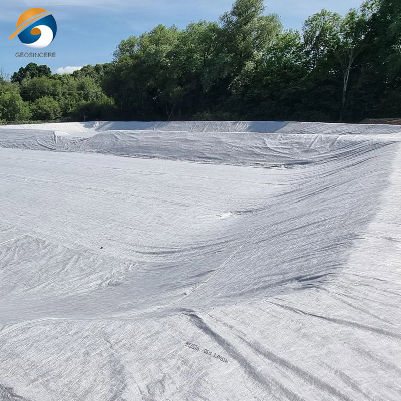 Kain Geotekstil Putih untuk Sistem Drainase