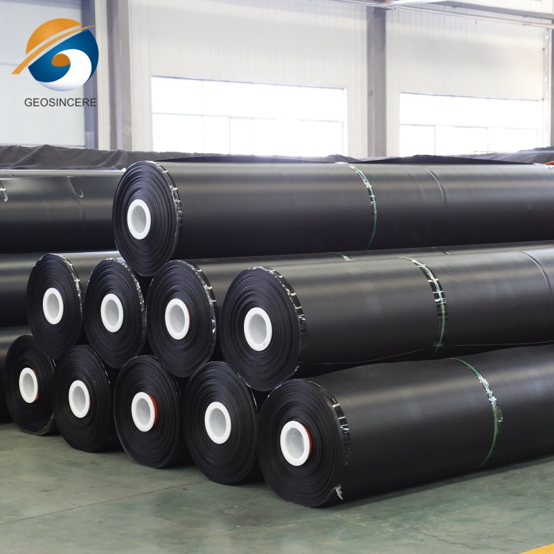 Material de revestimiento geosintético de HDPE GEOSINCERE