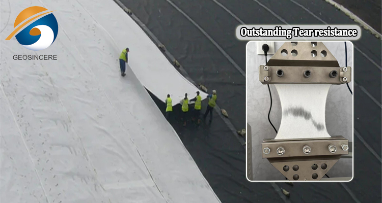 Геотекстиль из полиэстера и нетканого материала с непрерывной нитью