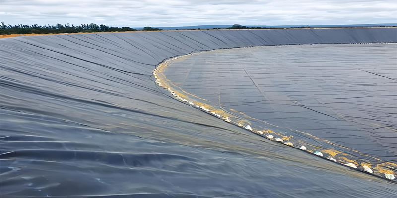 Wasserdichte Teichfolien-Geomembran Wasserdichte Teichfolien-Geomembran