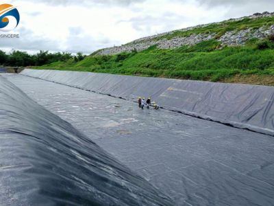 GEOSINCERE Géosynthétiques Géomembranes LLDPE pour réservoirs d'irrigation