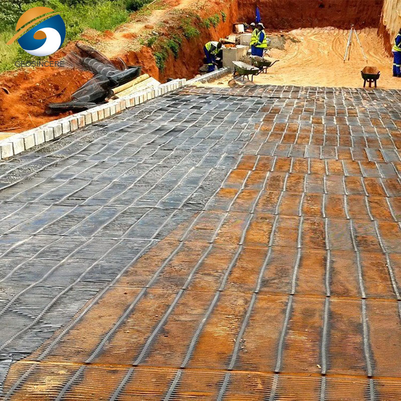 Geomalla para carreteras