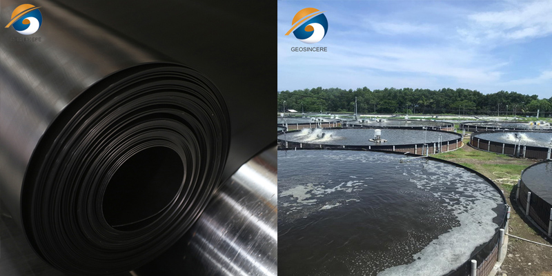 แผ่นบุบ่อปลาทรงกลมเทียม HDPE พลาสติก แผ่นบุบ่อปลาทรงกลมเทียม HDPE พลาสติก