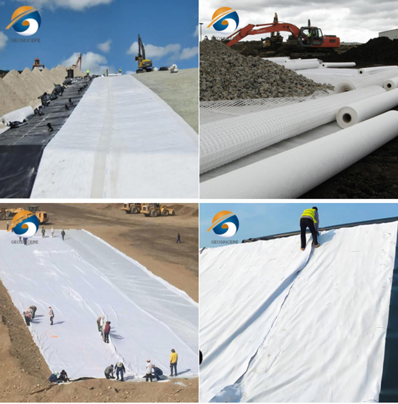 Геотекстиль из полиэстера и нетканого материала с непрерывной нитью