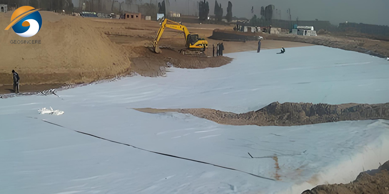 Нетканый геотекстильный материал плотностью 8 унций Нетканый геотекстильный материал плотностью 8 унций