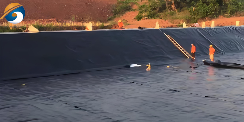 Подложка для пруда из геомембраны HDPE Подложка для пруда из геомембраны HDPE