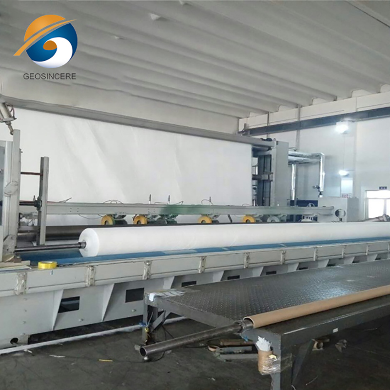 Нетканый полиэстеровый проницаемый геотекстильный разделительный материал