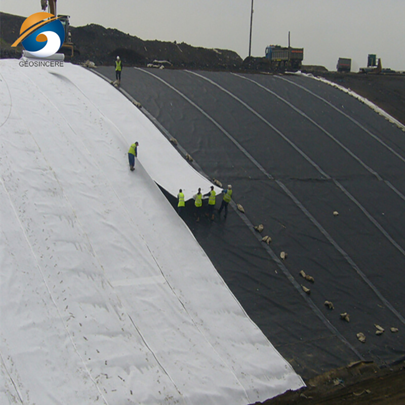 Нетканый полиэстеровый проницаемый геотекстильный разделительный материал