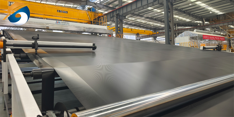 1,5 mm monostrukturierte HDPE-Geomembranauskleidung