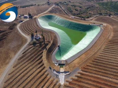 Revestimento de Lagoa HDPE 1mm GEOSINCERE Geossintéticos para Irrigação e Aquicultura