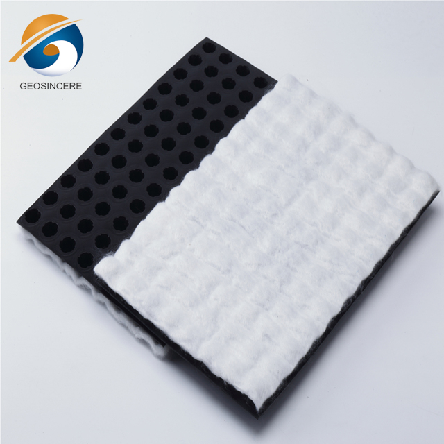 Feuilles de drainage en polypropylène géocomposite