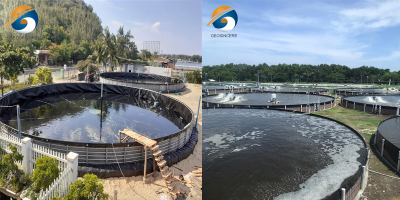 Лист геомембраны LDPE для пруда для аквакультуры и рыбоводства