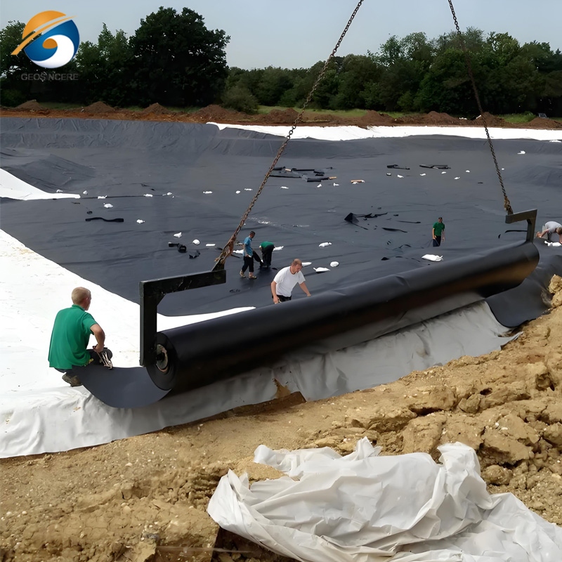 แผ่นบุบ่อ HDPE สำหรับคลองชลประทาน
