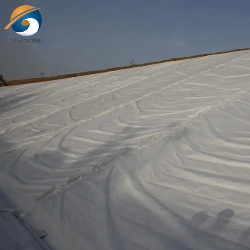 Tecido filtrante não tecido geotêxtil de poliéster permeável