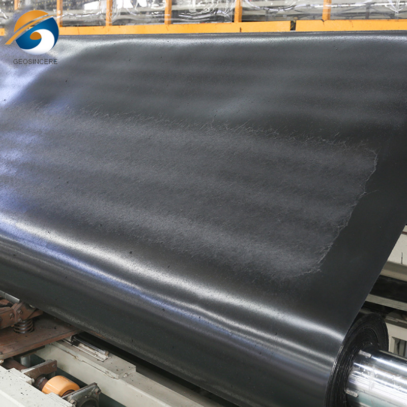 2 mm undurchlässige HDPE-Geomembranauskleidung mit Struktur