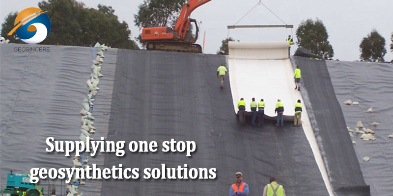 Разделительный слой из нетканого полипропиленового геотекстиля Разделительный слой из нетканого полипропиленового геотекстиля