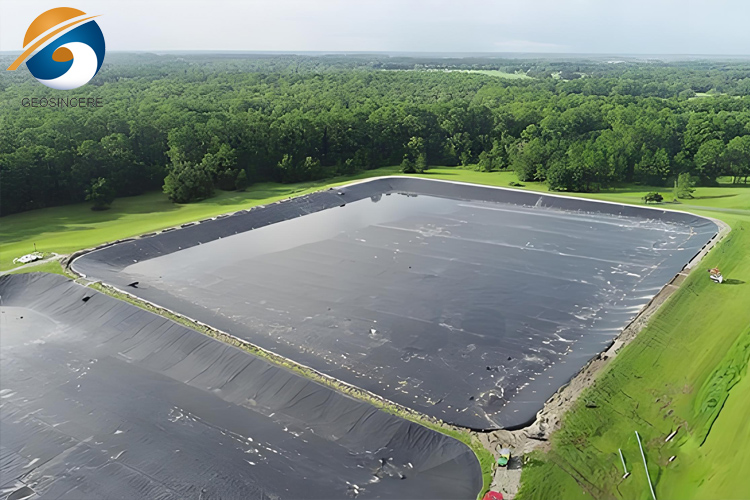 Геомембрана HDPE толщиной 1,5 мм для резервуара для воды Геомембрана HDPE толщиной 1,5 мм для резервуара для воды