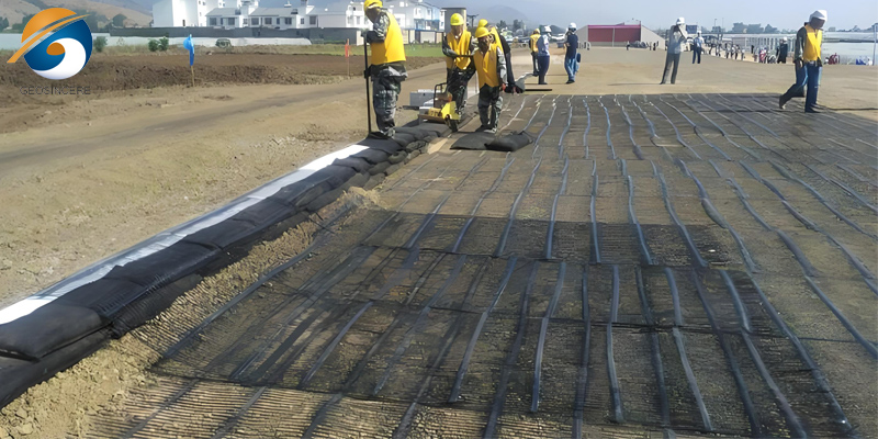 Геосетка для гравия