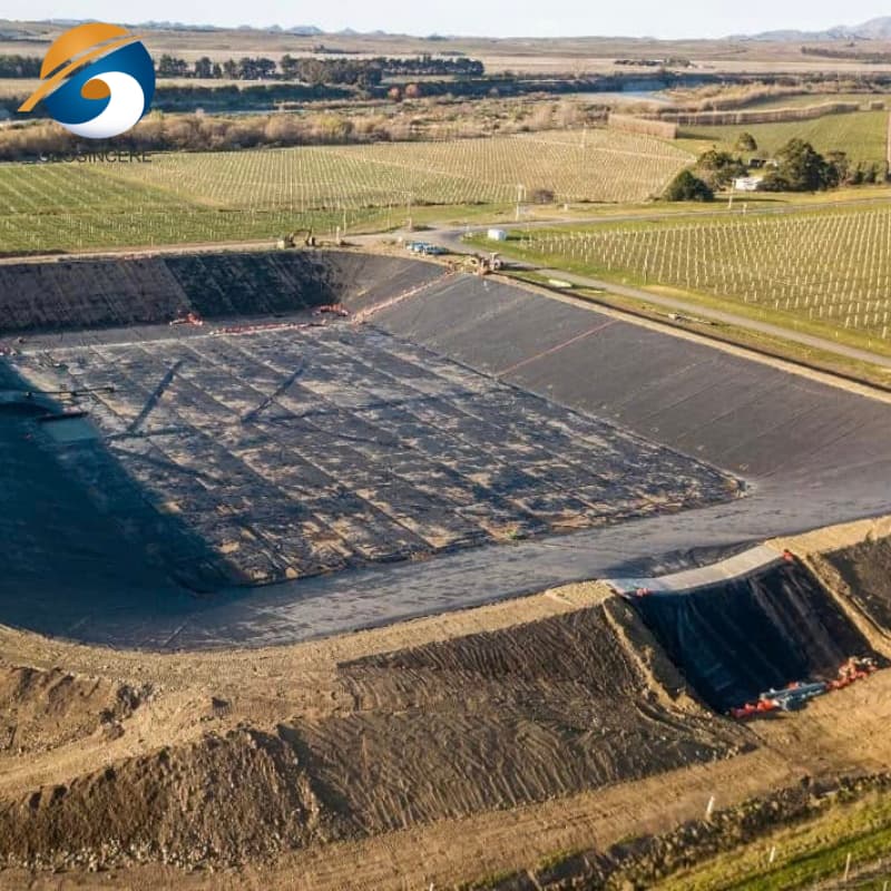 Lámina de geomembrana de HDPE para proyectos mineros
