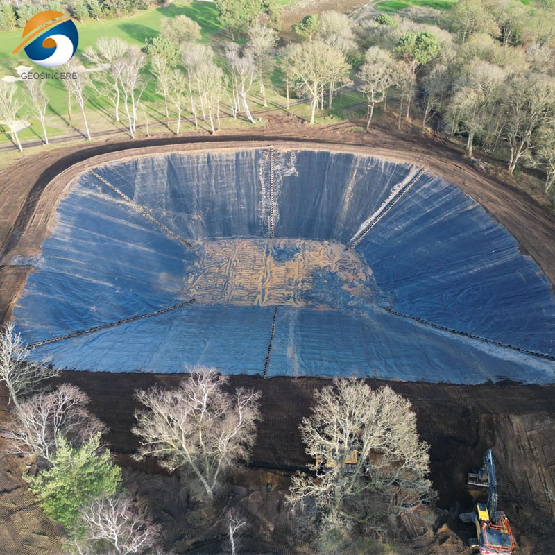 Geomembrana em PEAD de 1,5 mm para contenção de lixiviados