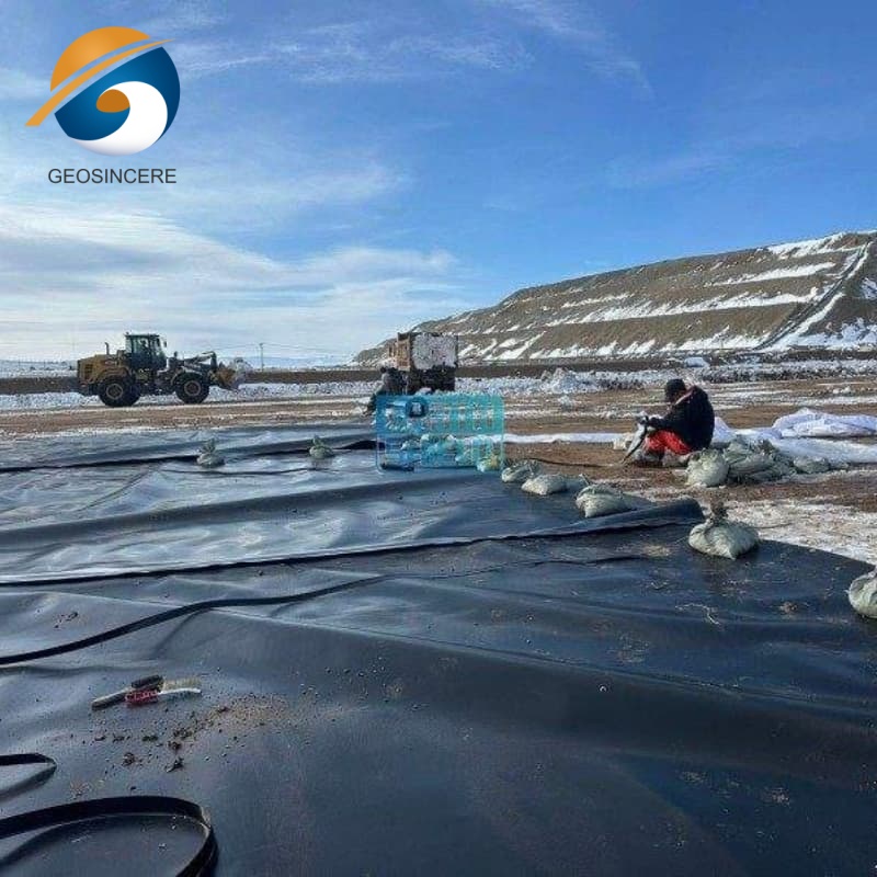 Geomembrana de PVC de 30 Mil para Conservación de Agua y Control de Filtraciones