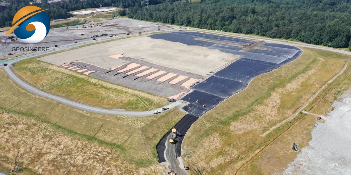 60 Mil HDPE-Abdichtung für Wasserspeicherbecken