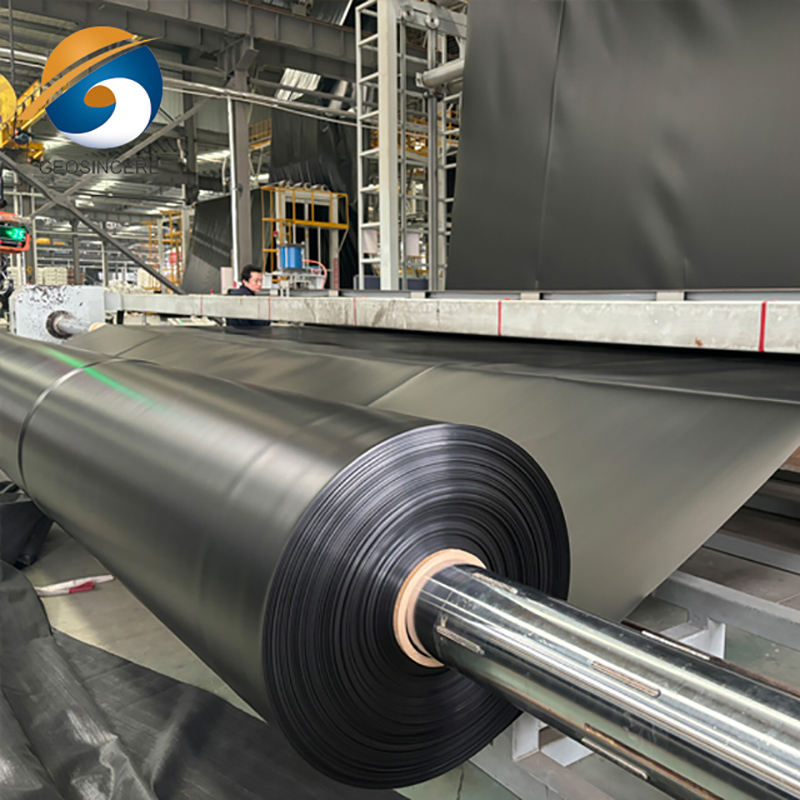 60 mil HDPE-Geomembran-Auskleidung für Gartenteiche