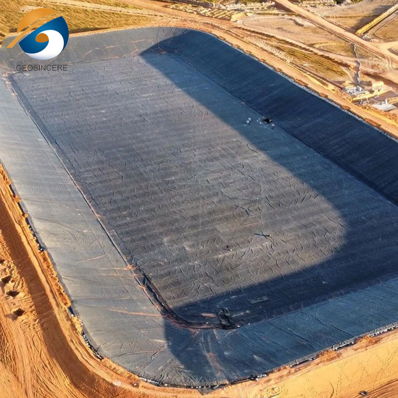 Revêtement géomembrane HDPE 2 mm d'épaisseur pour revêtement de sol en plastique