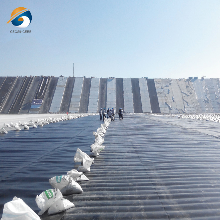 بطانة بركة ذات غشاء أرضي HDPE قابلة للغلق