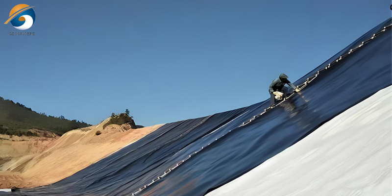 Геомембрана гидроизоляционная 1 мм HDPE подкладка Геомембрана гидроизоляционная 1 мм HDPE подкладка