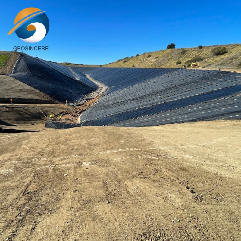 Revestimiento de Geomembrana de PVC para Lago Artificial