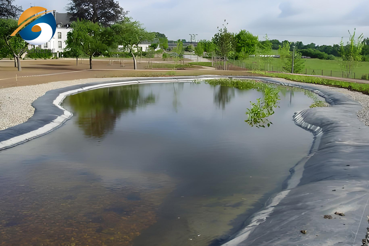 Geomembrane HDPE 1มม. ซับบ่อพลาสติก Geomembrane HDPE 1มม. ซับบ่อพลาสติก