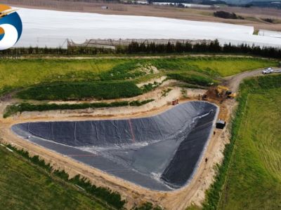 Геосинтетическая HDPE-геомембрана GEOSINCERE для прудового покрытия для удержания воды