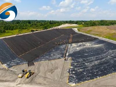 Revêtement en chlorure de polyvinyle GEOSINCERE pour applications de prévention des fuites