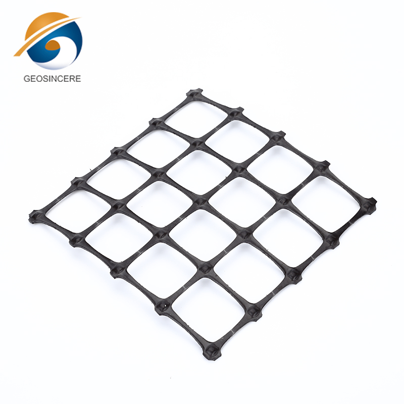 Стально-пластиковая сварная георешетка для устойчивости склонов