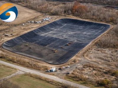 Fornecedores de Geossintéticos GEOSINCERE de Revestimento em HDPE para Contenção de Água