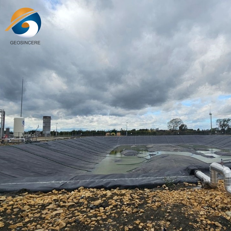 Geomembrana de HDPE para sistemas de revestimiento de vertederos