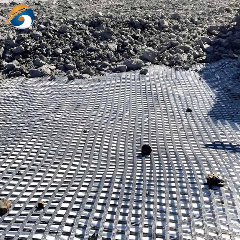Geogrelha em PEAD para reforço de solos