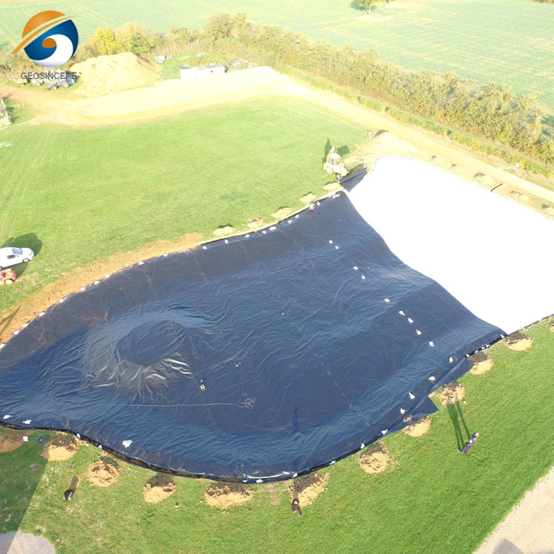 Lona em PEAD de 60 milímetros para revestimento de lagoas e reservatórios