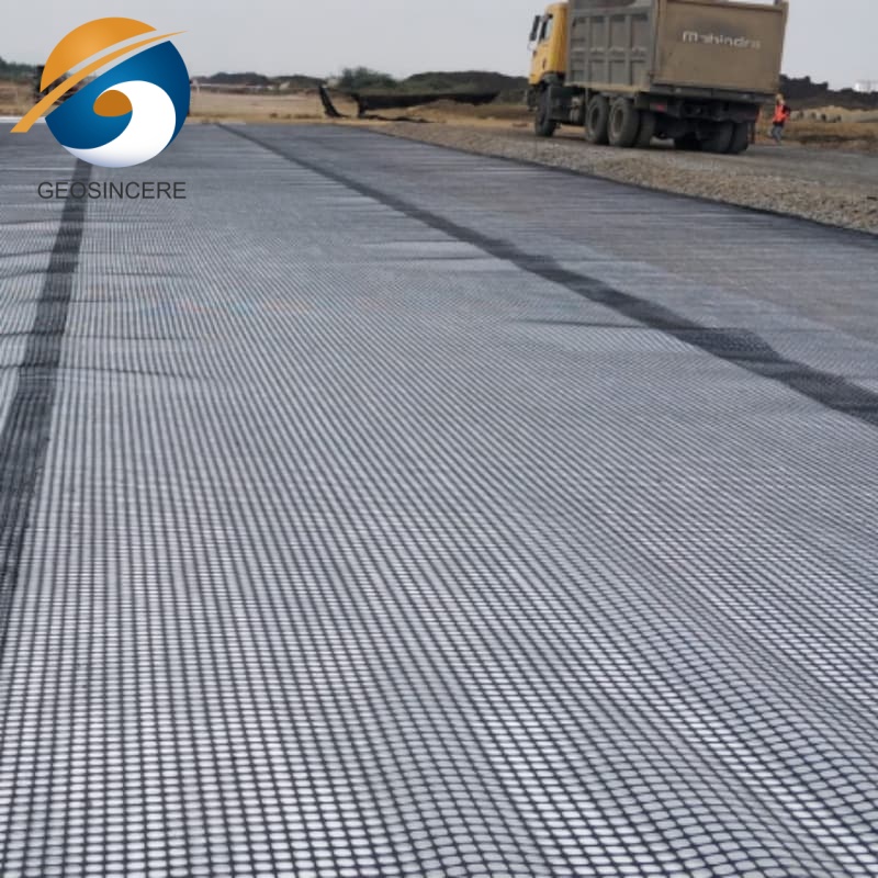 GEOSINCERE Geosynthetics Geo Grid Material for Soil Stabilization
