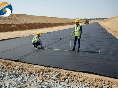 GEOSINCERE Geosynthetics Membran Geotekstil Hitam untuk Stabilisasi Tanah