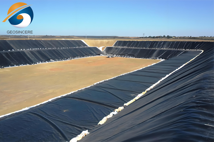 Geomembrane ซับ HDPE 60 มิล Geomembrane ซับ HDPE 60 มิล