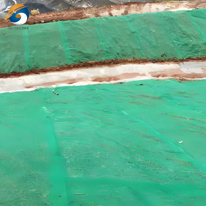 河川岸の侵食防止のためのジオマット