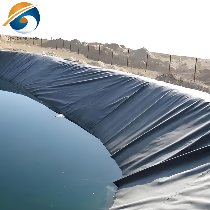 Пластиковая облицовка плотины